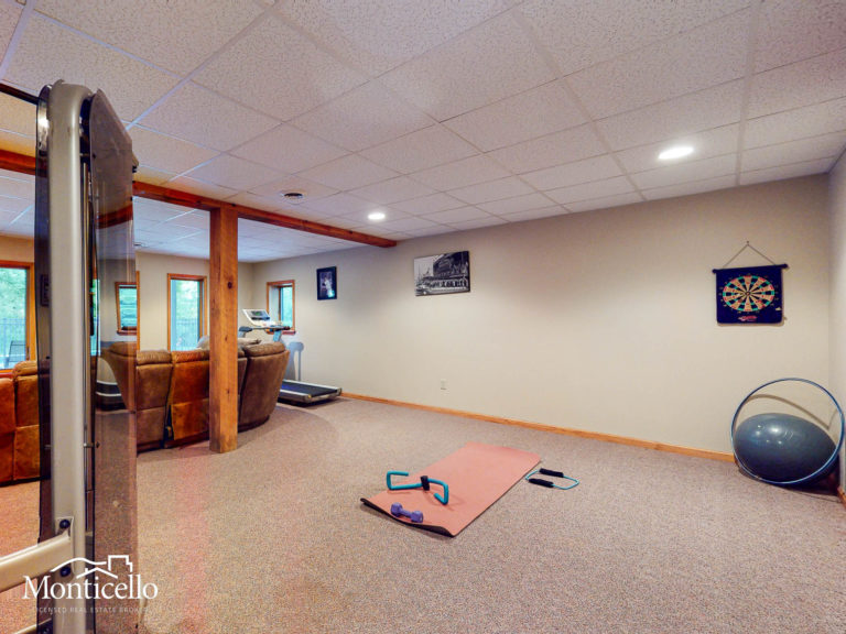 FINISHED BASEMENT - FAMILY ROOM AND HOME GYM-1