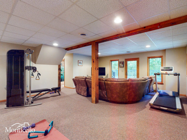 FINISHED BASEMENT - FAMILY ROOM AND HOME GYM-3